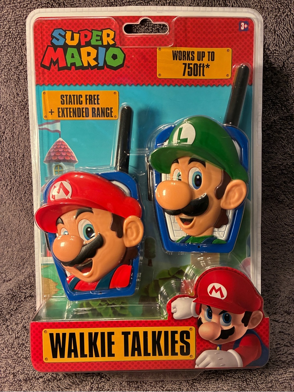 Nintendo Super Mario Walkie Talkies — Red & Green Characters